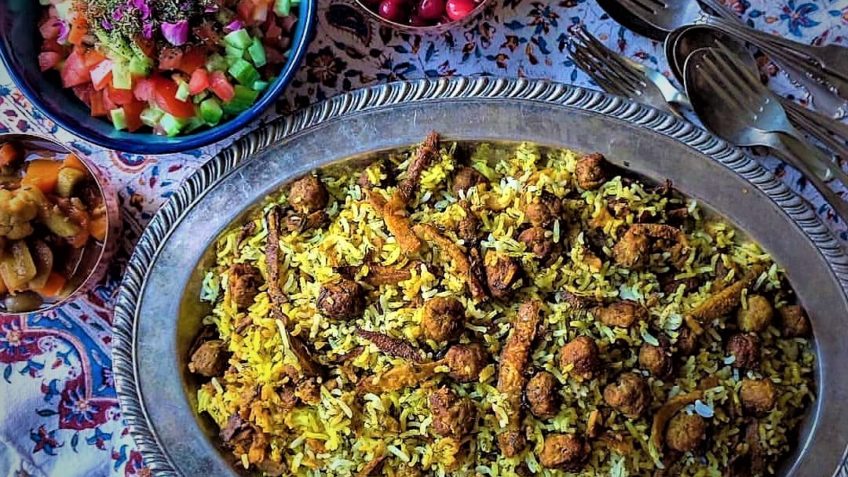 کلم پلو شیرازی