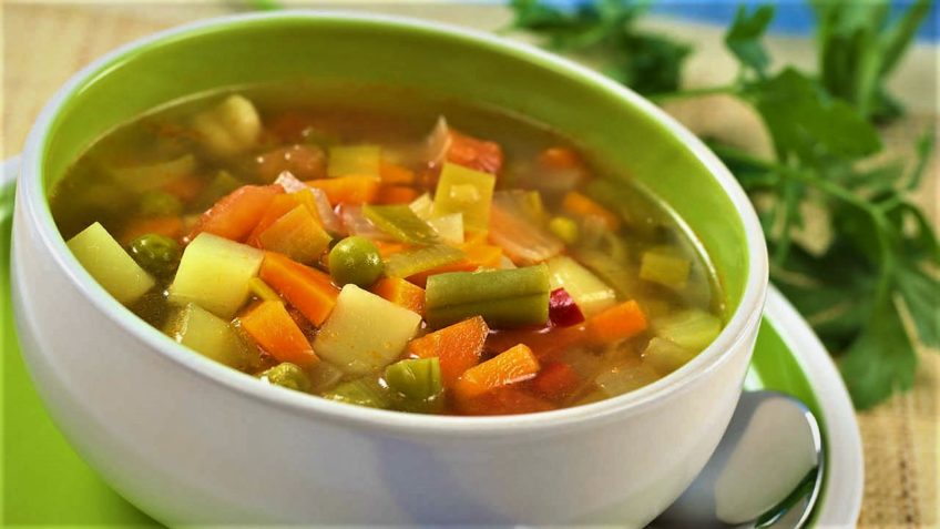 سوپ سبزیجات رژیمی