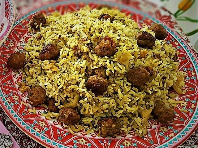 کلم پلو شیرازی