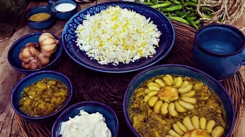 خوراک شوید باقالی