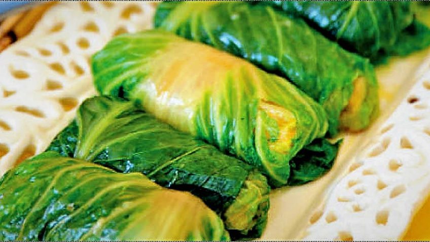 دلمه کاهو