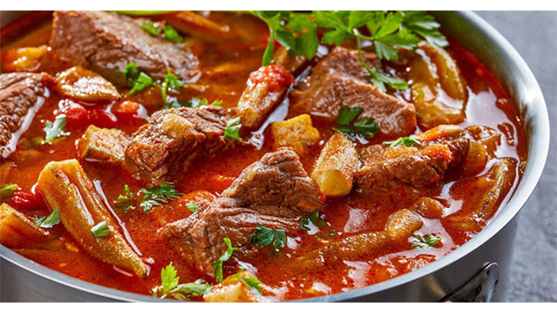 آبگوشت بامیه