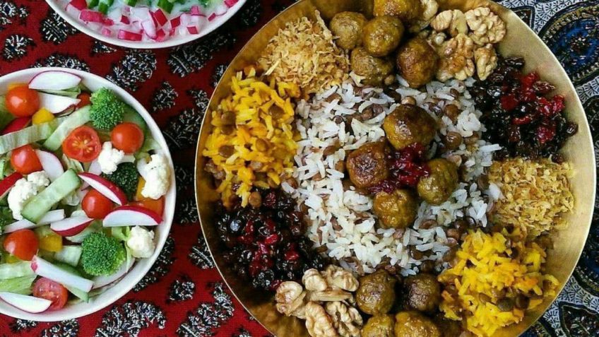 عدس پلو