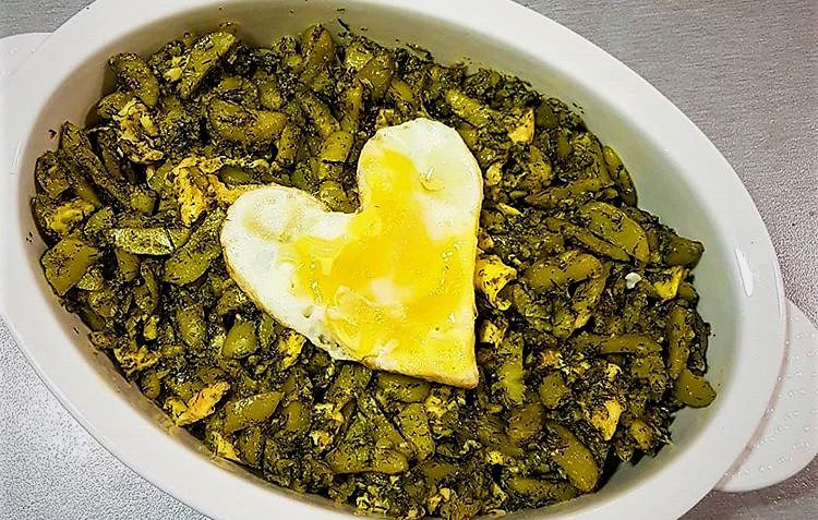 خوراک شوید باقالی
