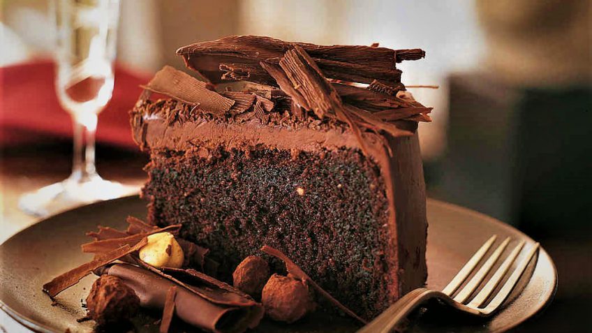 کیک خیس شکلاتی