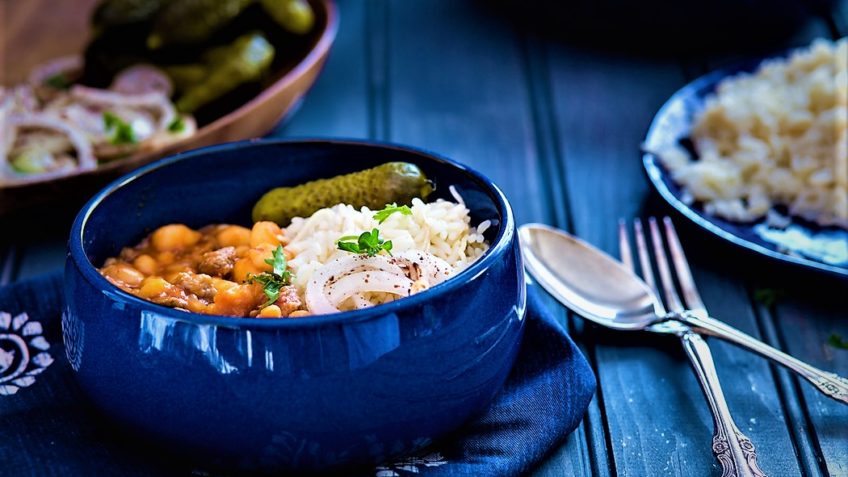 خورش لوبیا سفید