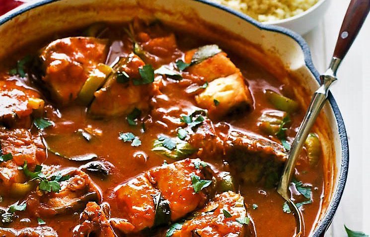 خوراک ماهی و قارچ