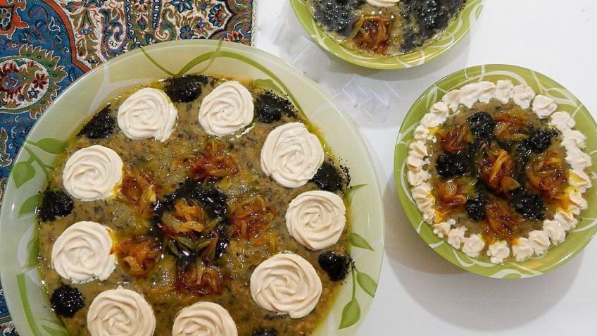 آش گندم سمنان