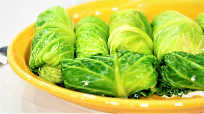دلمه کاهو