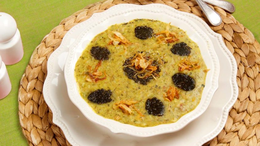 آش جو با کشک