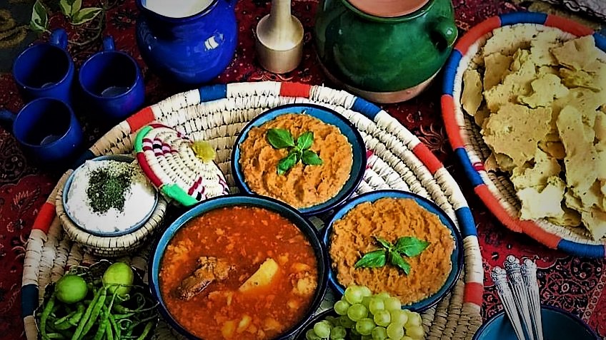 آبگوشت به و گردو