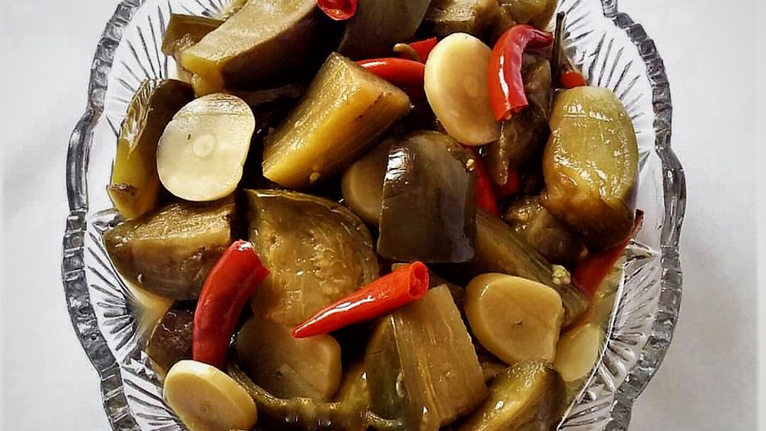 ترشی بادمجان فوری