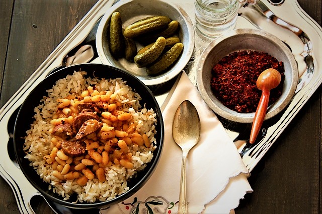 خورش لوبیا سفید