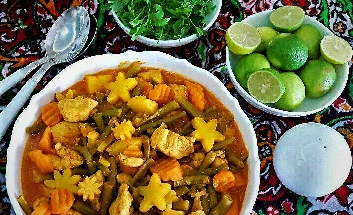 خوراک لوبیا سبز