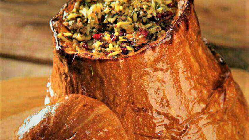 دلمه کدو حلوایی