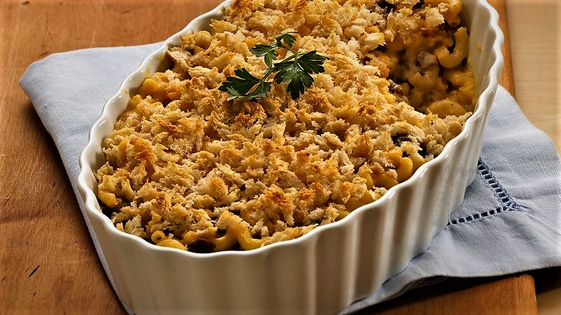 مک اند چیز با سس گوشت