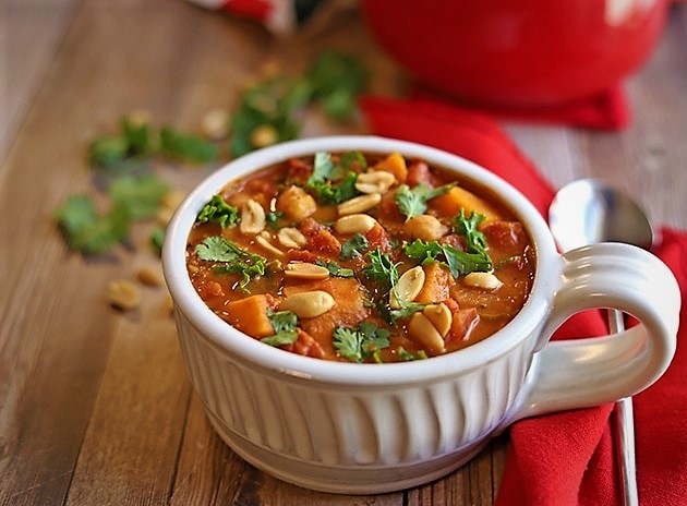 سوپ بادام زمینی