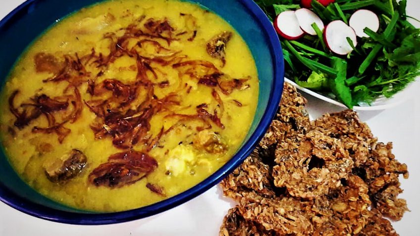 آش گندم شیر