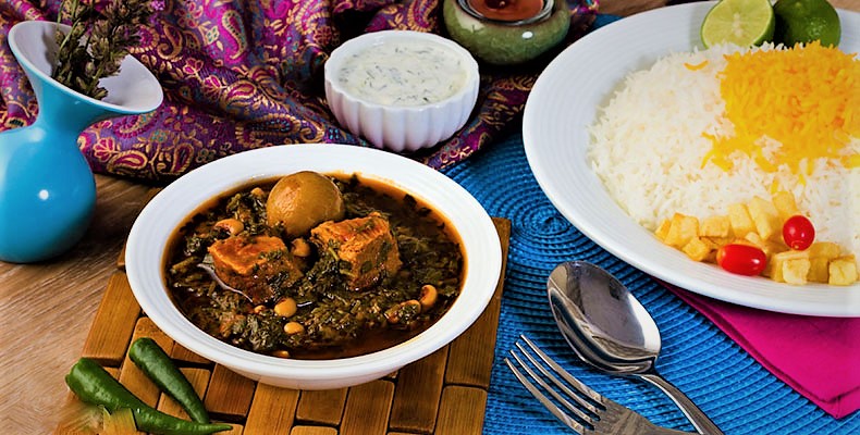 خورش آلو گشنیز