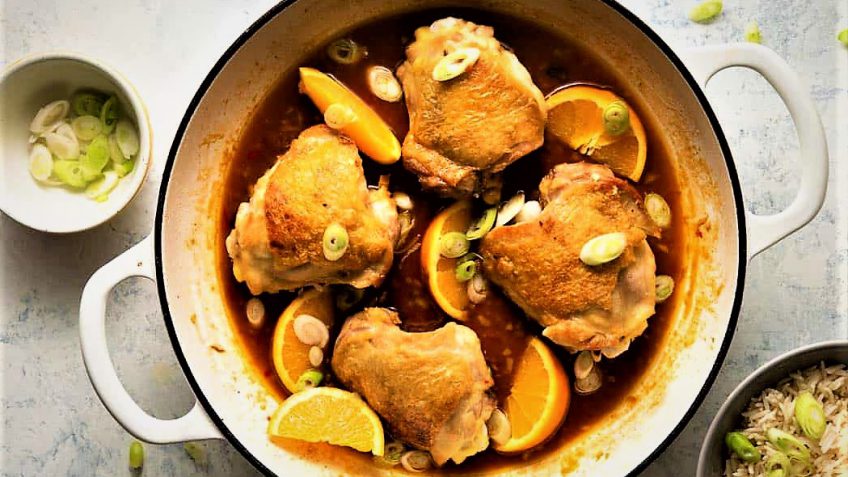 خورش پرتقال با مرغ