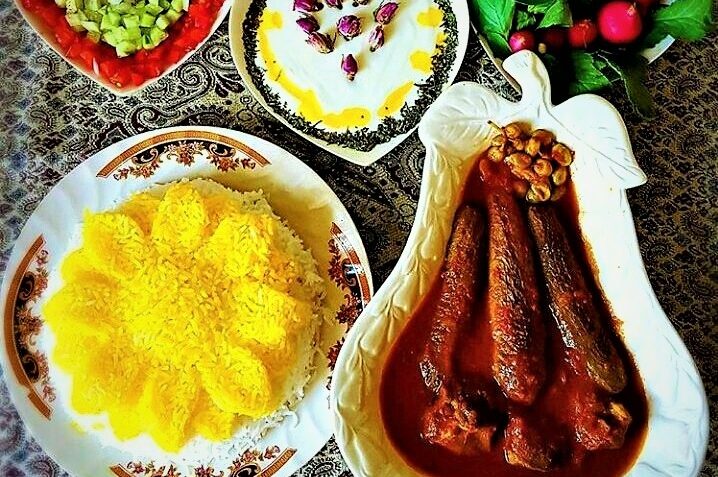 کوی ترشک (خورش کدو سبز)