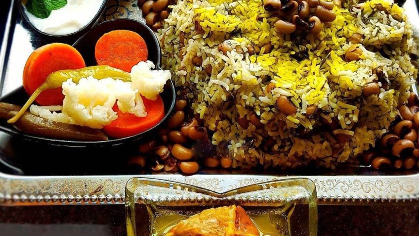چشم بلبلی پلو