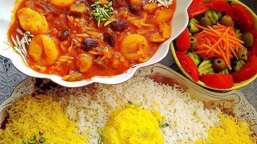 خورش برگه زردآلو